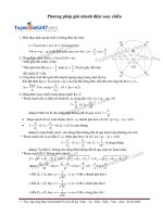 PHƯƠNG PHÁP GIẢI NHANH BÀI TẬP ĐIỆN XOAY CHIỀU