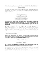 Phát biểu cảm nghĩ về sáu câu thơ giữa trong bài thơ  bạn đến chơi nhà