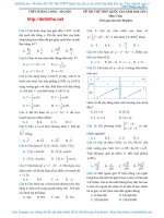 ĐỀ THI THỬ THPT QUỐC GIA  2018 VA DAP AN  thang long ha noi lan 1