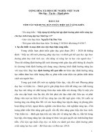 SK xây dựng hệ thống bài tập định hướng phát triển năng lực cho học sinh qua dạy học sinh học 12 