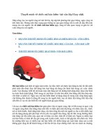 Thuyết minh về chiếc mũ bảo hiểm