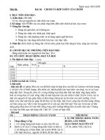 Giáo án Crom và hợp chất (tiết 1)