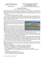 Đề HSG KHTN huyện bình xuyên 2015 2016 