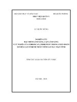 Nghiên cứu đặc điểm lâm sàng, cận lâm sàng và ý nghĩa của fibroscan,  fibrotest trong chẩn đoán xơ hóa gan ở bệnh nhân viêm gan b, c mạn tính (tt) 