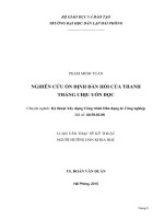 Nghiên cứu ổn định công đàn hồi của thanh thẳng chịu uốn dọc (Luận văn thạc sĩ)