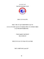 Thực thi các quy định của pháp luật về cơ cấu tổ chức quản lý nội bộ công ty cổ phần theo luật doanh nghiệp 2014 (tt) 