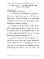 BÁO CHÍ CHÍNH LUẬN VÀ CHÍNH LUẬN NGHỆ THUẬT