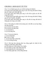 Đề thi mẫu thị trường tài chính và các định chế tài chính