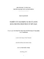 Nghiên cứu dao động tự do của dầm bằng phương pháp phần tử hữu hạn (Luận văn thạc sĩ)