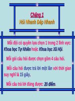 Hoạt động ngoài giờ lên lớp khối 8