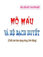 bài giảng  máu  BẠCH HUYẾT