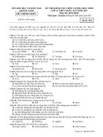 ĐỀ KSCL lớp 12 THPT QUỐC GIA năm 2017   môn hóa (7) 