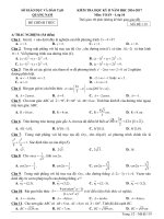 ĐỀ THI TOÁN lớp 11 học kỳ 2 (17) 