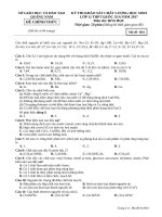 ĐỀ KSCL lớp 12 THPT QUỐC GIA năm 2017   môn hóa (6) 