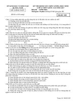 ĐỀ KSCL lớp 12 THPT QUỐC GIA năm 2017   môn SINH học (6) 