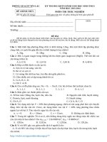 Đề HSG TN KHTN huyện yên lạc 2013 2014 