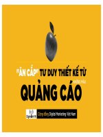 Ăn cắp tư duy thiết kế từ những mẫu quảng cáo