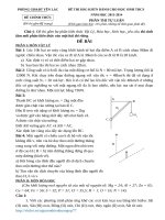 Đề HSG TL KHTN huyện yên lạc 2013 2014 