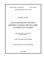 Quyền đơn phương chấm dứt hợp đồng lao động theo quy định pháp luật lao động  