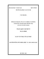 Mối quan hệ giữa tòa án và trọng tài trong giải quyết tranh chấp thương mại có yếu tố nước ngoài  