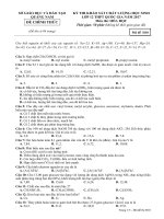 ĐỀ KSCL lớp 12 THPT QUỐC GIA năm 2017   môn hóa (4) 