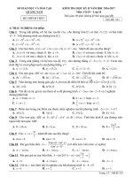 ĐỀ THI TOÁN lớp 11 học kỳ 2 (1) 