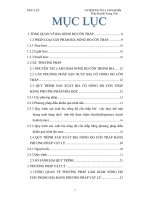 SẢN XUẤT BIA NỒNG ĐỘ CỒN THẤP