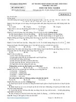 Đề HSG KHTN132 tỉnh vĩnh phúc 2012 2013 