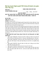 Bài thu hoạch Nghị quyết TW 6 khóa XII dành cho giáo viên Tiểu học