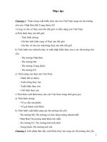 tiểu luận Tình hình xuất khẩu thủy sản của việt nam thực trạng và giải pháp