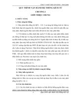 Quy trình vận hành hệ thống kích từ nhà máy nhiệt điện sơn động