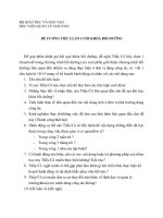 ĐỀ CƯƠNG TIỂU LUẬN CUỐI KHÓA BỒI DƯỠNG