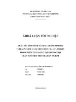 KHẢO SÁT TÌNH HÌNH SỬ DỤNG KHÁNG SINH HỌ TETRACYCLINE VÀ SỰ HIỆN DIỆN CỦA AFLATOXIN TRONG THỨC ĂN GIA SÚC TẠI MỘT SỐ TRẠI CHĂN NUÔI HEO TRÊN ĐỊA BÀN TP.HCM
