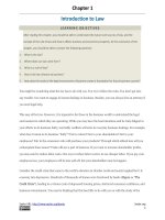 The legal and ethical environment of business 