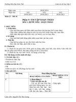 Giao an tin lop 3 4 cot chi tiet