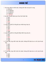 Kháng thể và  bổ thể
