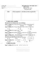 Các dạng toán lớp 5