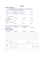 HƯỚNG DẪN GIẢI TOÁN LỚP 3