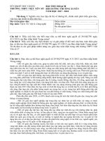 BÀI  THU  HOẠCH  BỒI DƯỠNG THƯỜNG XUYÊN  BDTX  THPT NĂM HOC 20172018( CÓ CẢ LIÊN HỆ CHUẨN) GỒM MODUL 9, MODUL 12, MODUL 29,36