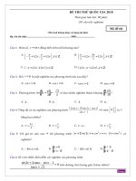 Đề thi thử THPT QG môn toán   2017 2018   đề sưu tập   file word có lời giải chi tiết