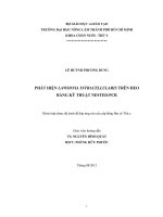 PHÁT HIỆN LAWSONIA INTRACELLULARIS TRÊN HEO BẰNG KỸ THUẬT NESTEDPCR Khóa luận được đệ trình để đáp ứng yêu cầu cấp bằng Bác sỹ Thú y