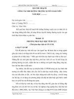 BÀI THU HOẠCH BDTX MODULE 18 ĐỔI MỚI PHƯƠNG PHÁP DẠY HỌC