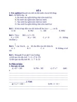 Đề thi toán lớp 3