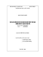Pháp luật chống bán phá giá hàng hoá nhập khẩu ở việt nam   những vấn đề lý luận và thực tiễn  