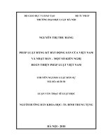 Pháp luật đăng ký bất động sản của việt nam và nhật bản   một số kiến nghị hoàn thiện pháp luật việt nam  