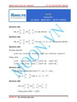 BÀI TẬP MA TRẬN, ĐỊNH THỨC, HỆ PHƯƠNG TRÌNH TUYẾN TÍNH