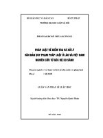 Pháp luật về kiểm tra và xử lý văn bản quy phạm pháp luật ở lào và việt nam nghiên cứu từ góc độ so sánh  