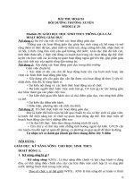 BÀI THU HOẠCH BDTX THCS MODULE 29