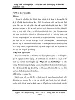 Sáng kiến kinh nghiệm : Giúp học sinh định dạng và làm bài nhận biết chất .