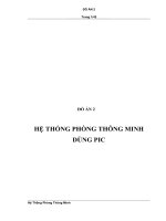 HỆ THỐNG PHÒNG THÔNG MINH DÙNG PIC (có code và layout)